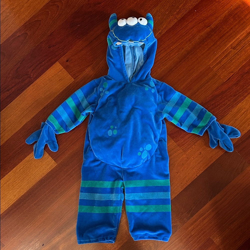 Blue and Green Monster Costume